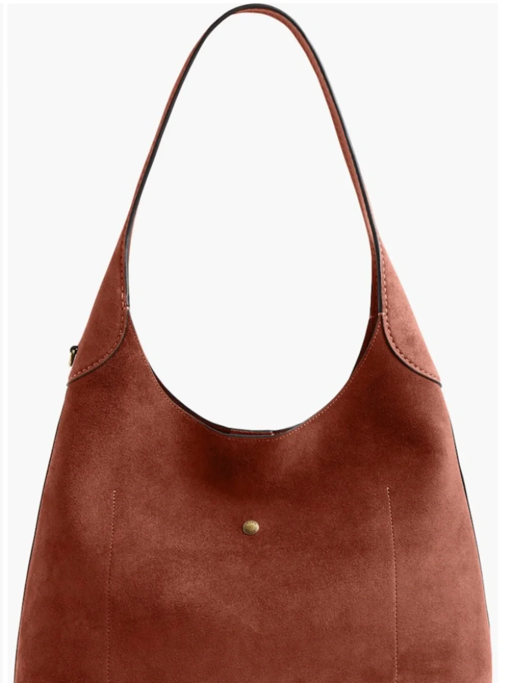 NWT $395 COACH Brooklyn 34 Suede Shoulder Bag in CLAY!